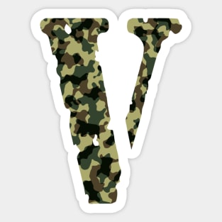 Vlone military Sticker